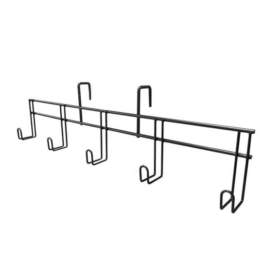 Jacks 10366-BK Hook Rack for Tack Caddy or Cart, Black