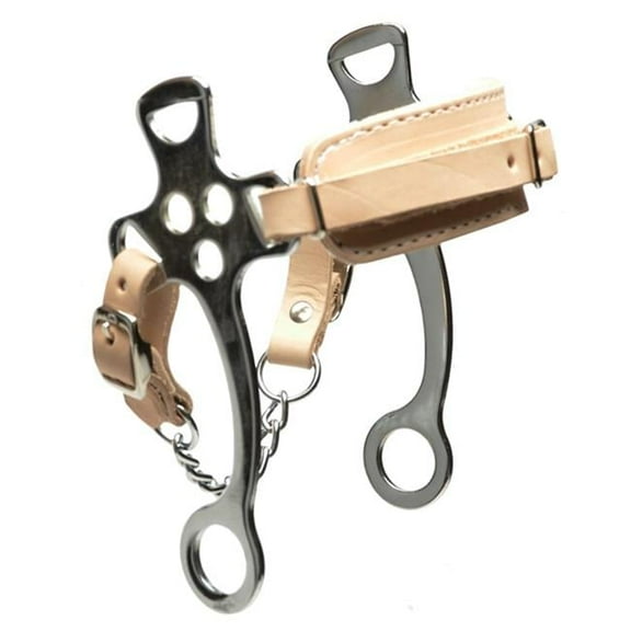 Jacks 10453 Chrome Plated Hackamore Bit