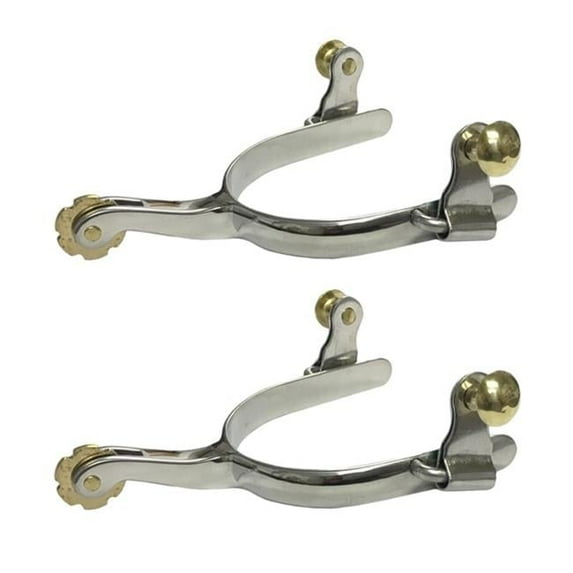 Jacks 10472-LAD Stainless Steel Roper Spurs - Ladies