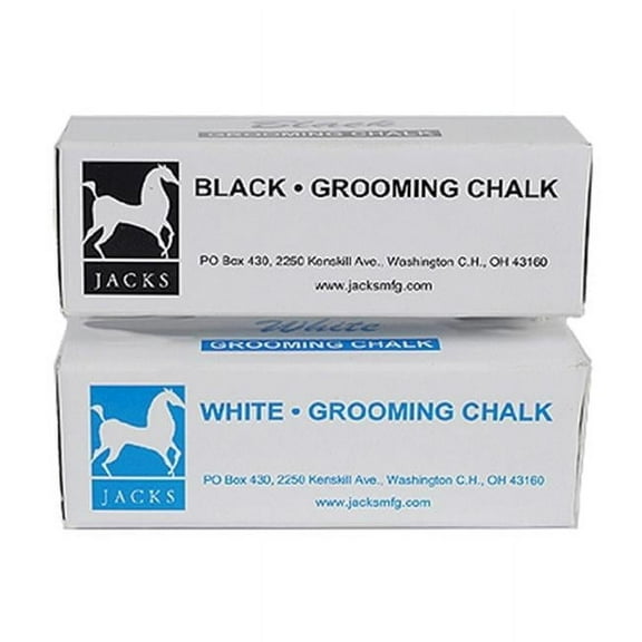 Jacks 1216-WH Jacks Equine Grooming Chalk, White