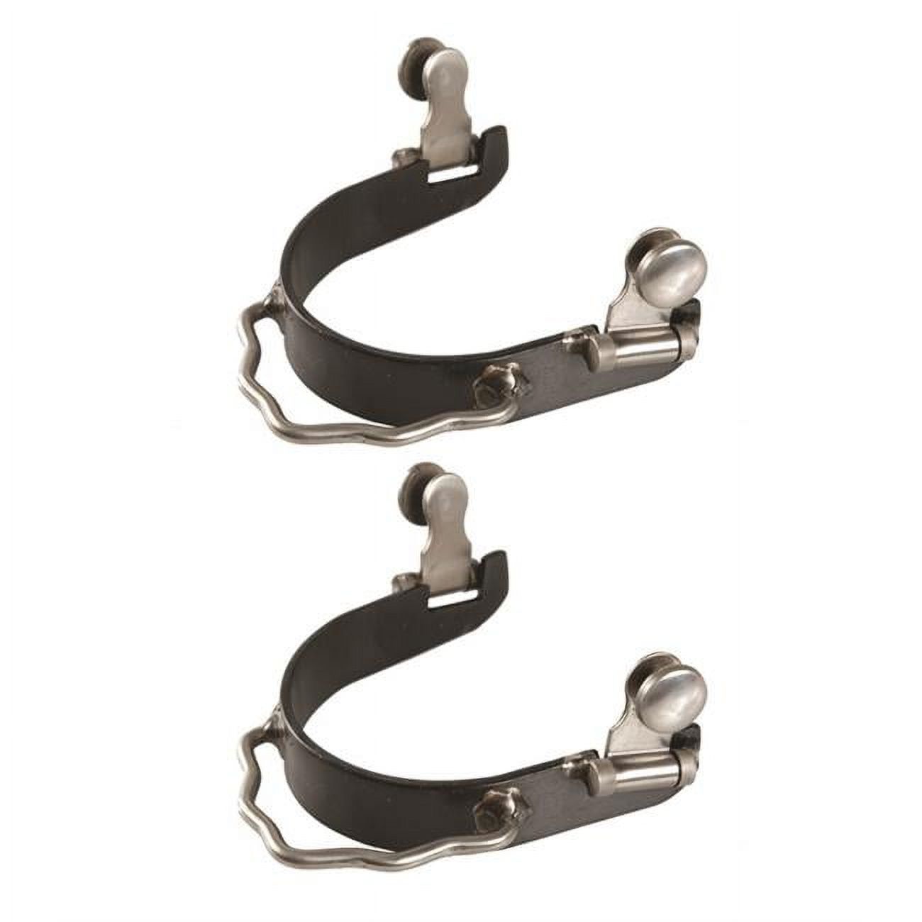 Jacks 1252 Black Steel Bumper Spurs