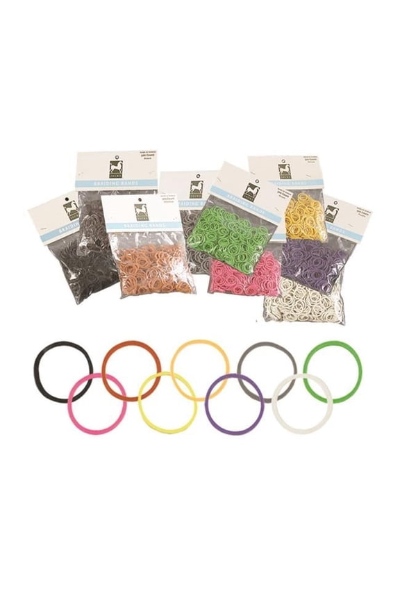 14419-BR Braiding Bands, Brown