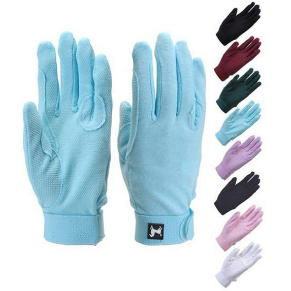 Jacks 1561-LL-5 Cotton Pimple Gloves, Lilac - Size 5