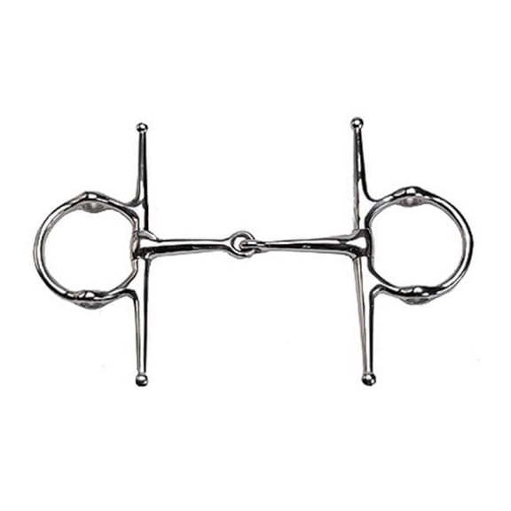 Jacks 1707 Full Cheek Gag Snaffle Bit