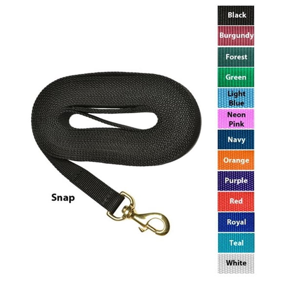 Jacks 177-NV-20BP Lunge Line Navy 20 in. Brass Plated Chain