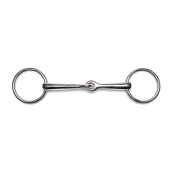 Jacks 20121-5 Stainless Steel Loose Ring Snaffle Bit - 5 in.