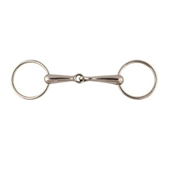 Jacks 20122-6-1-4 6.25 in. Stainless Steel Loose Ring Snaffle Bit