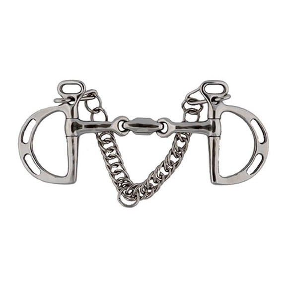 Jacks 20149-5-1-2 Elliptical Link Uxeter Kimberwick Bit - 5.50 in.