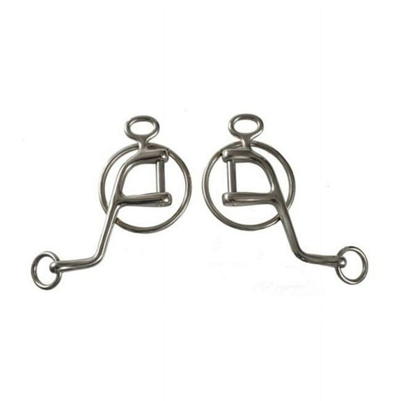 Jacks 2100-10 Stainless Steel Walking Cheek Bit - 10 in. Draft