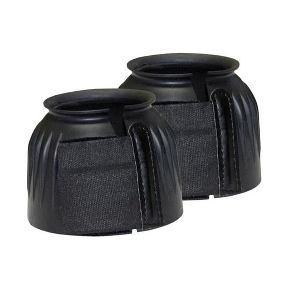 Jacks 2128-WH-L Ribbed Bell Boots with Cloth Hook & Eye - White, Large