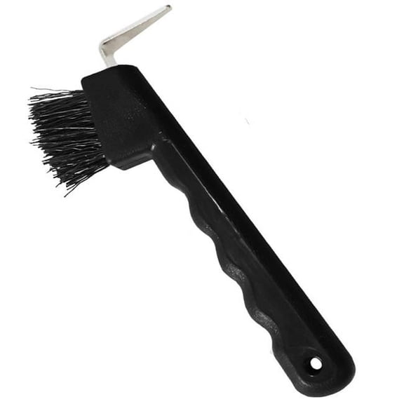 Jacks 24585-NY Hoof Pick with Brush, Neon Yellow