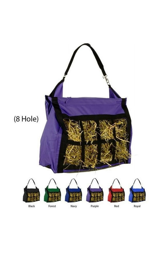 3471-FO Slow Feed Hay Bag Tote - 8 Hole, Forest