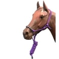 thumbnail image 1 of Jacks 4320-PU 8 ft. Beaded Rope Halter & Lead, Purple, 1 of 1