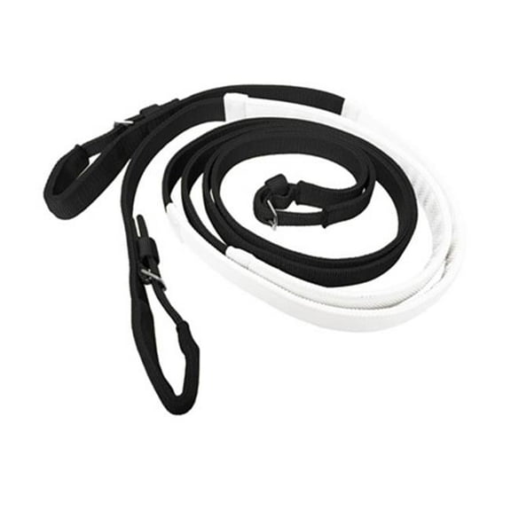 Jacks 4342-WH Ultra Buckle Race Reins, White