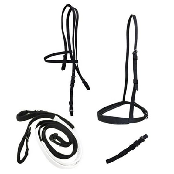 Jacks 4348-RE Ultra Bridle Set with Buckle Reins, Red