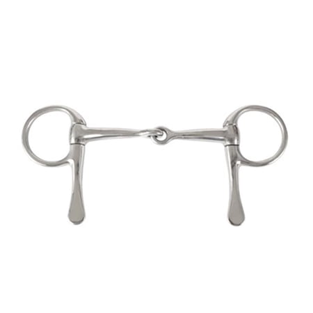Jacks 5115-5 5 in. Stainless Steel Half Cheek Snaffle Bit