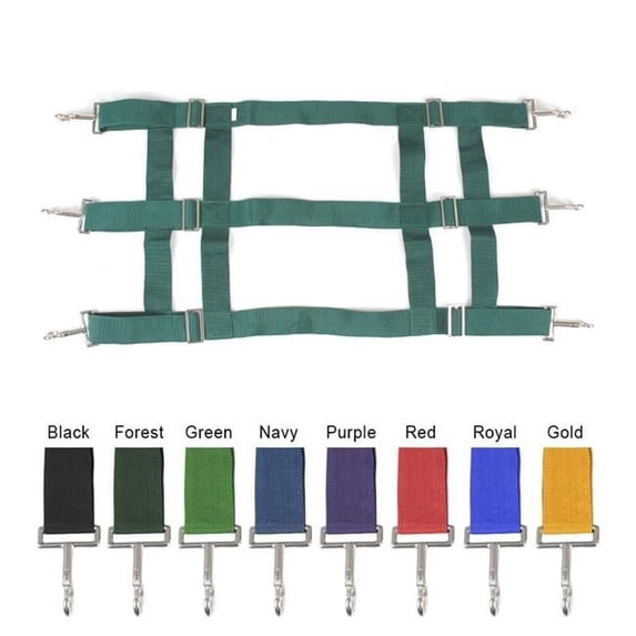 Jacks 776-GD Nylon Stall Guard, Gold