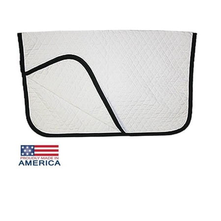Jacks 9276-WH-YE Baby Saddle Pad, White & Yellow