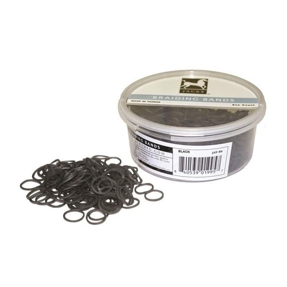 Jacks Braiding Bands, Brown - 800 Count