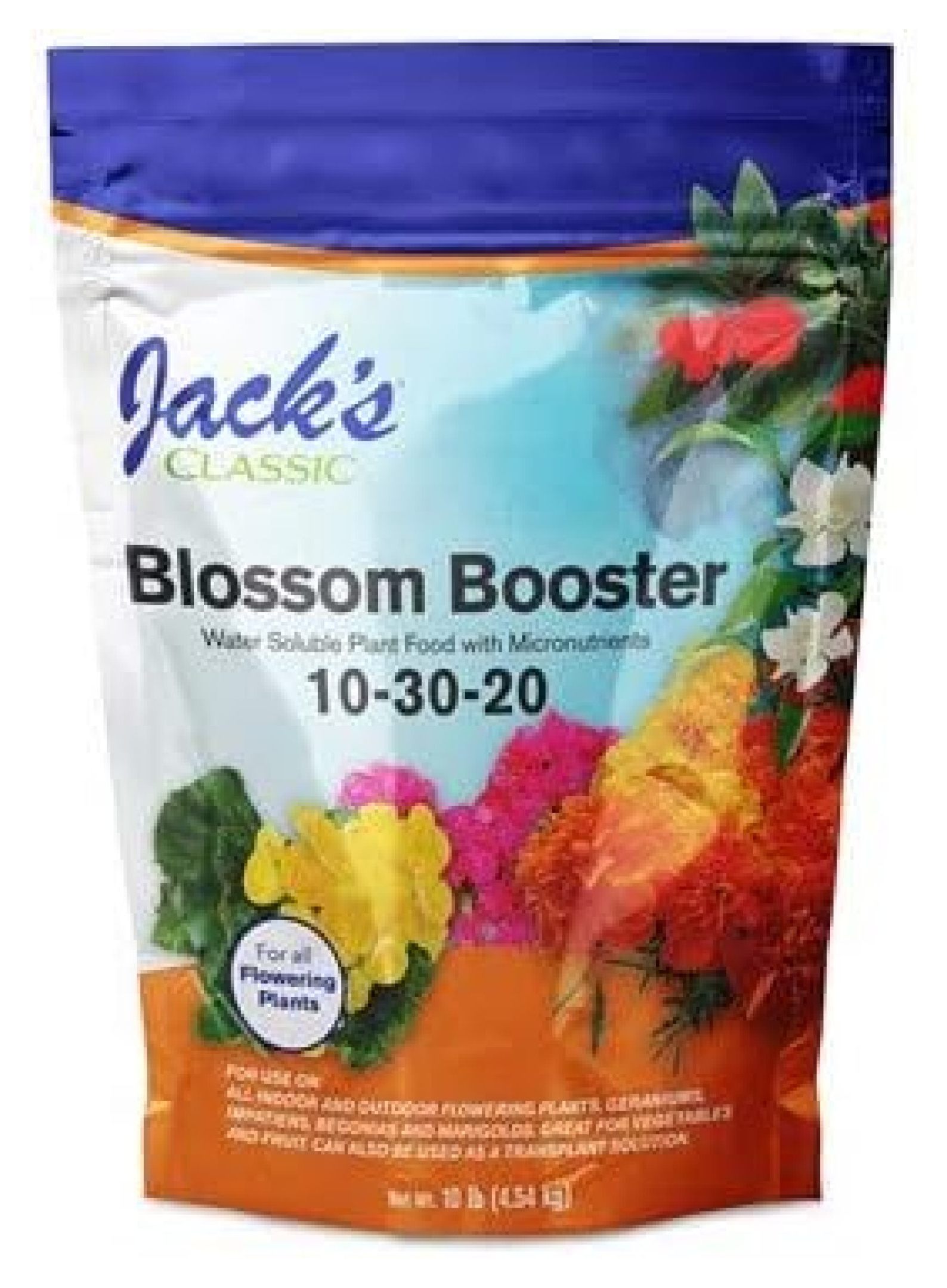 Jacks Classic 10 Blossom Booster 103020 Fertilizer