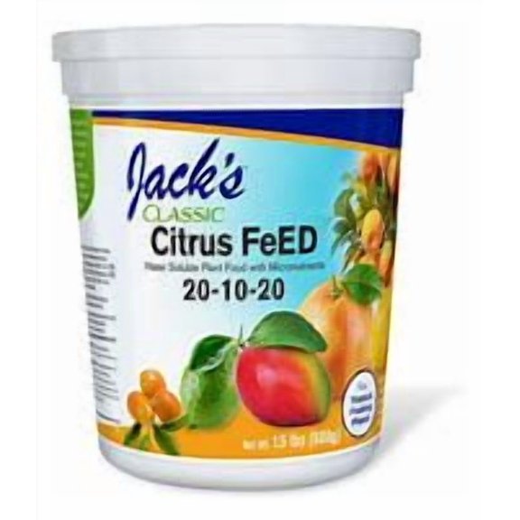 Jacks Classic Citrus FeED 20-10-20 1.5lb