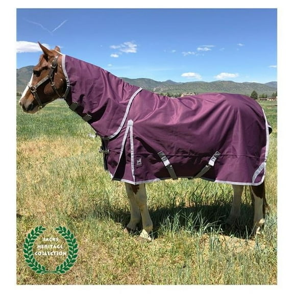 Jacks Heritage Collection 4297-74 260 gm Lining & Reflective Stripes with Boreas Purple Turnout Blanket 1200 Denier