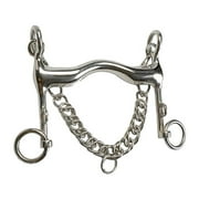 Jacks Imports 116-5-1-2 Stainless Steel Hollow Low Port Weymouth Bit - 5.5 in.