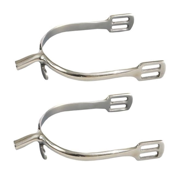 Jacks Imports 20260-20MM Stainless Steel No Slip Prince of Wales Spurs - 20 mm