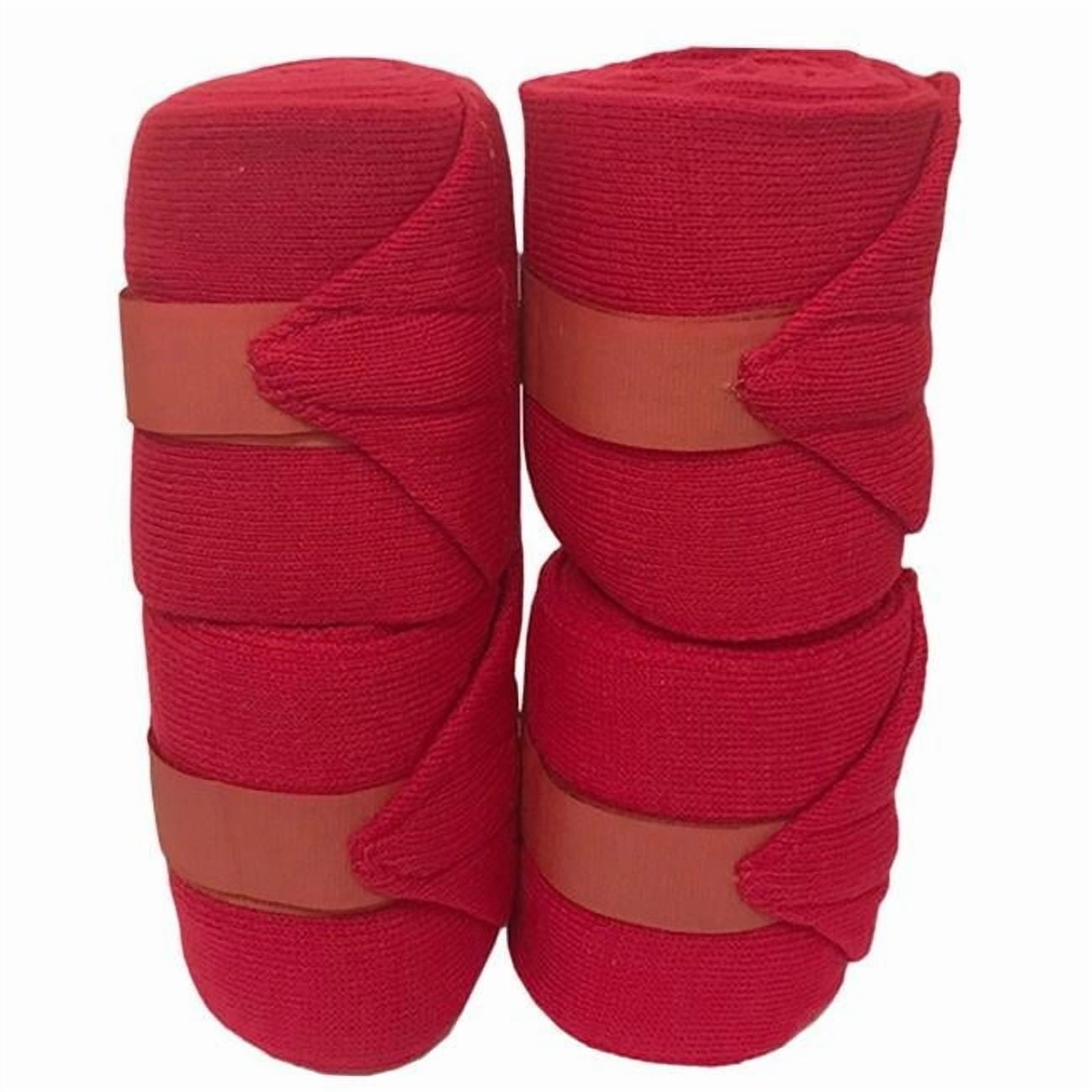 Jacks J19-PU Stall Acrylic Knit Bandages, Purple