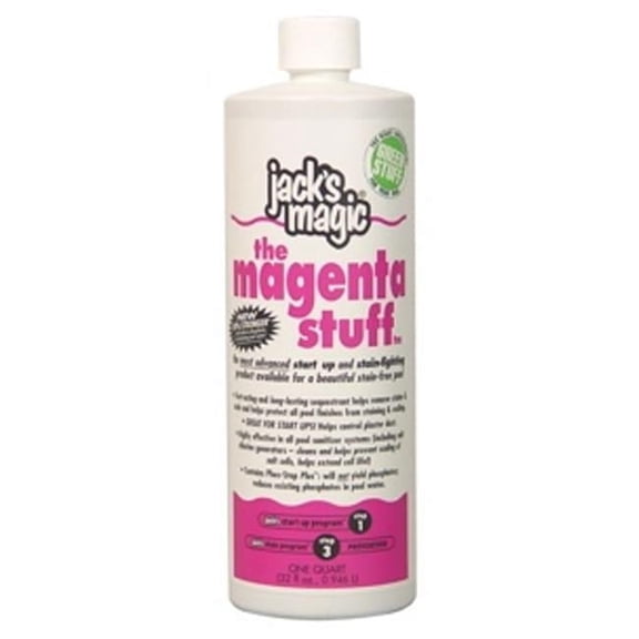 Jacks Magic Controlling Plaster Dust Liquid Stain Remover Swimming Pool Chemicals, 32 oz