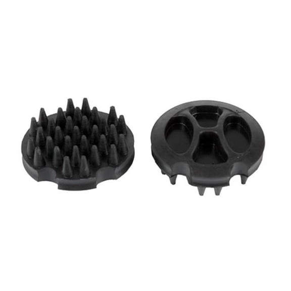 Jacks 10651-BK Round Rubber Curry, Black