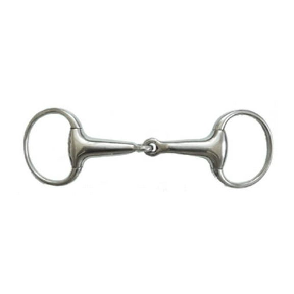 Jacks Thick Hollow Mouth Eggbutt Snaffle Bit