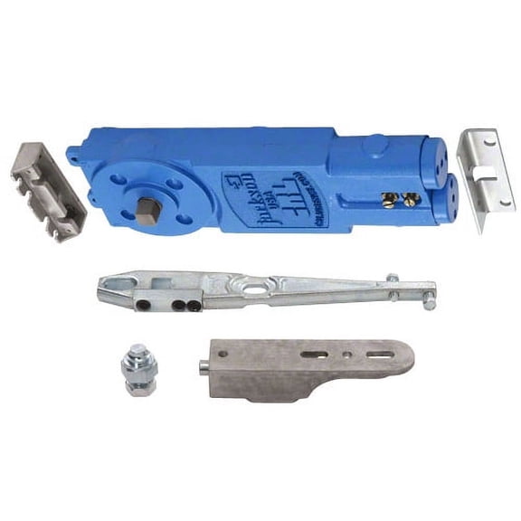 Jackson 21101U20 Overhead Concealed Closer With U Side Load Hardware Package 90 Degree Maximum Door Opening Hold Open Function Adjustable Spring Size