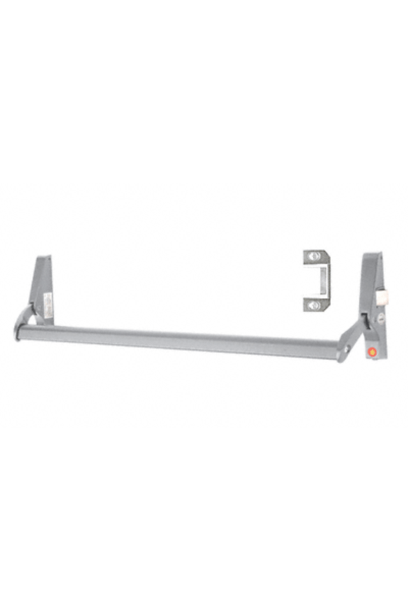 311095RC4628 Satin Aluminum 48" 10 Series Right Hand Reverse Bevel Crossbar Rim Panic Exit Device