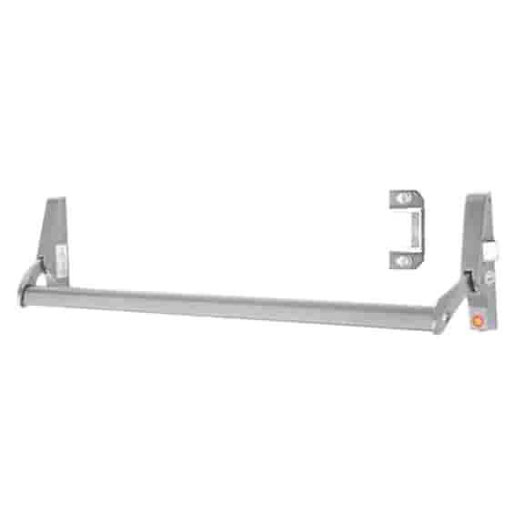 Jackson 311095RC4628 Satin Aluminum 48" 10 Series Right Hand Reverse Bevel Crossbar Rim Panic Exit Device