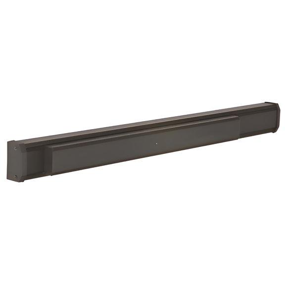Jackson 311285SL37313 Dark Bronze 36" 1285 Push Pad Concealed Vertical Rod Left Hand Reverse Bevel Panic Exit Device, Smooth Finish