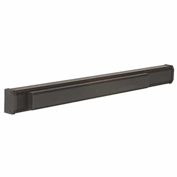 Jackson 311285SL37313 Dark Bronze 36" 1285 Push Pad Concealed Vertical Rod Left Hand Reverse Bevel Panic Exit Device, Smooth Finish