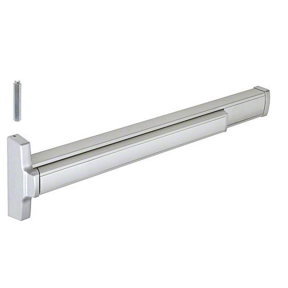 Jackson 3120861L37628 36" Model 2086 Concealed Vertical Rod Panic Exit Device with Impact Kit Left Hand Reverse Bevel Fits 3/0 x 7/0 Door Aluminum Finish