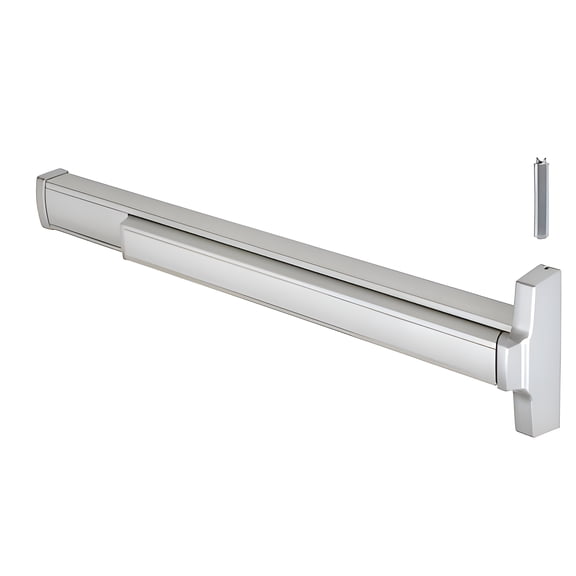 Jackson 3120861R37628 Concealed Vertical Rod Panic Exit Device 36" Door Width With Impact Kit 36" Door Width Right Hand Reverse Bevel Type Aluminum Finish