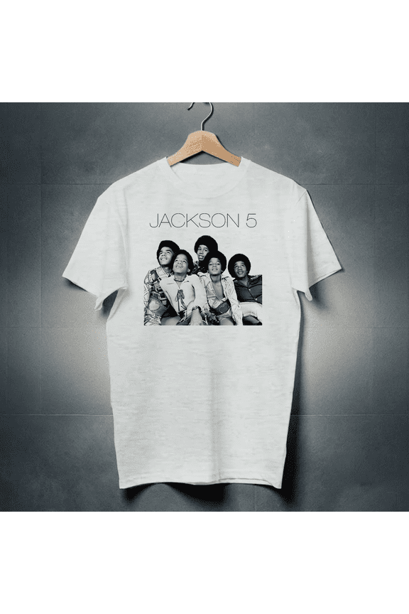 Jackson 5 - White Shirt - Ships Fast! High Quality!