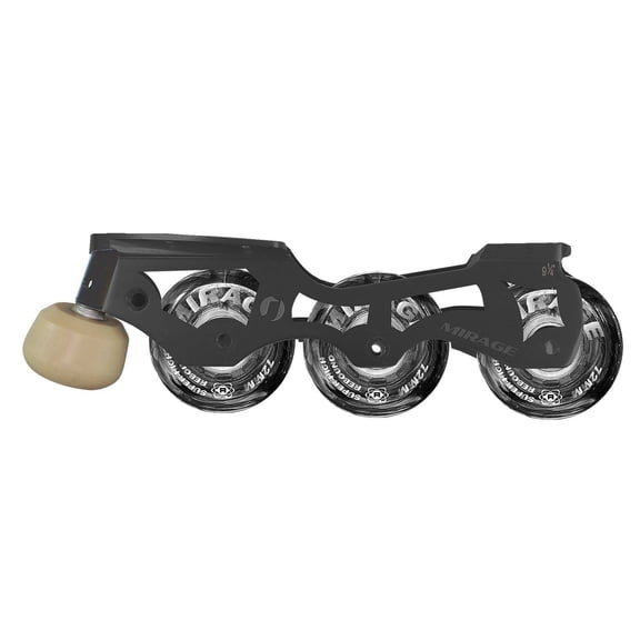 Jackson Atom Inline Roller Skate Frame System - Mirage (Black Wheels, Size 236)