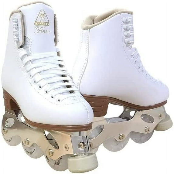 Jackson Atom Inline Roller Skates - Finesse Skate Package 200 (Size 5, Adult)