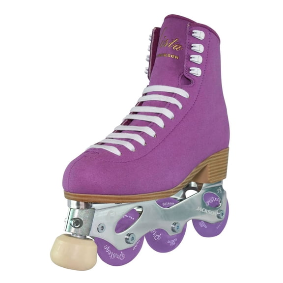 Jackson Atom Inline Roller Skates - Vista Skate Package 500 (Purple, Size 9)