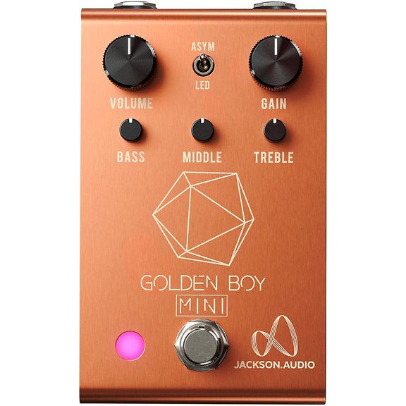 Jackson Audio Golden Boy Mini Overdrive Effects Pedal Rose Gold