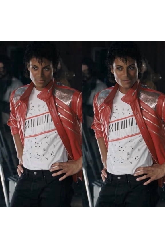 Jackson Beat It Piano Keys T Shirt, King of Pop Music Tee