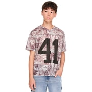 Jackson Boys Short Sleeve Camo Mesh Football Jersey Tee - M-XXL
