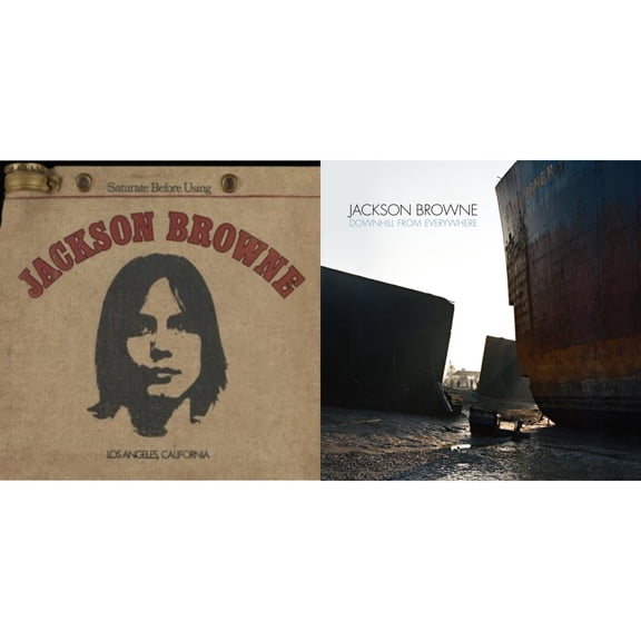 Jackson Browne & Downhill From Everywhere [LP Vinyl Bundle]