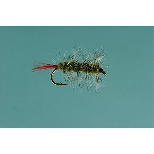 Jackson Cardinal Flies Olive Wooly Worm