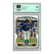 Jackson Chourio 2023 Bowman #BP-76 Rookie Card PGI 10