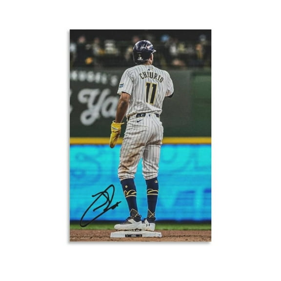 Jackson Chourio Canvas Poster Wall Art Poster Gifts Bedroom Prints Home Decor Hanging Picture Canvas Painting Posters 12x18inch(30x45cm)